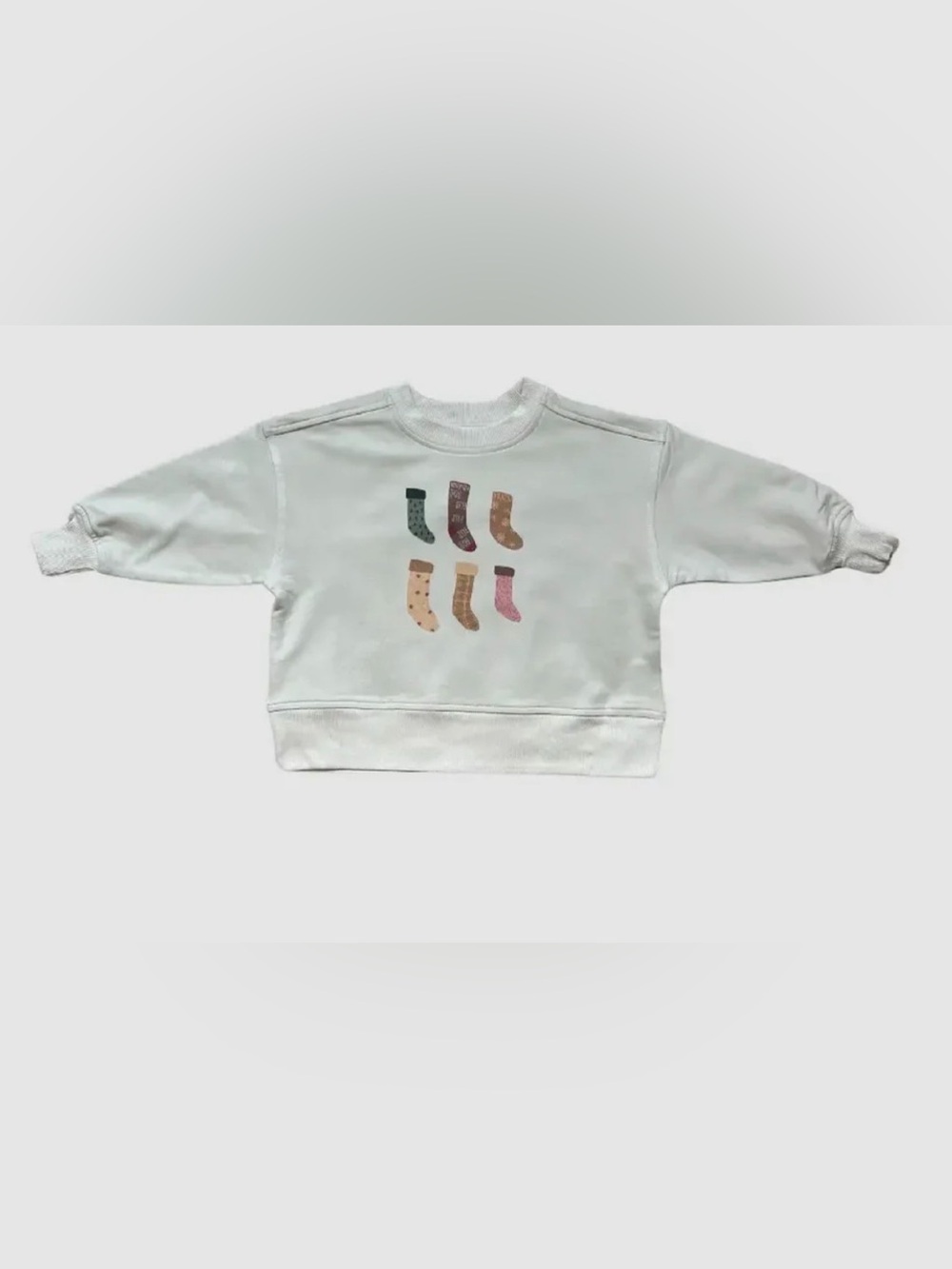 BABY SPROUTS Christmas Stocking Sweatshirt - 3T